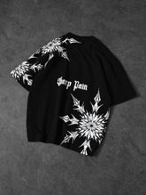 Sharp pain Printed  Drop shoulder