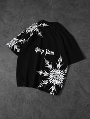 Sharp pain Printed  Drop shoulder