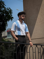 Old money  Panel Shirt