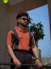 Old money  Panel Shirt