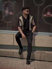 Old money  Panel Shirt